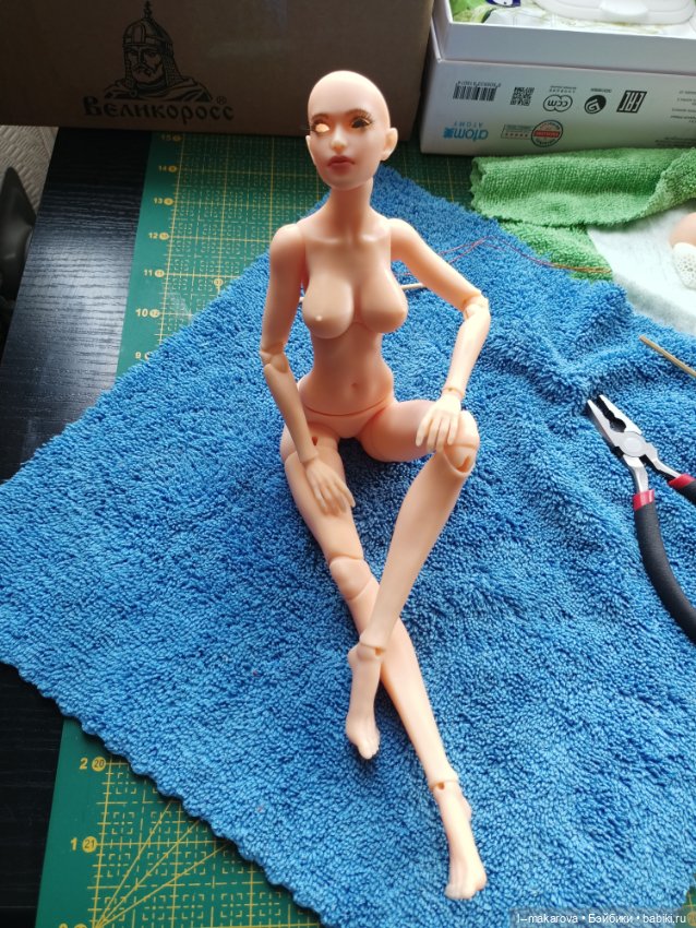 Сборка куколки — Авторские шарнирные куклы своими руками: лепка