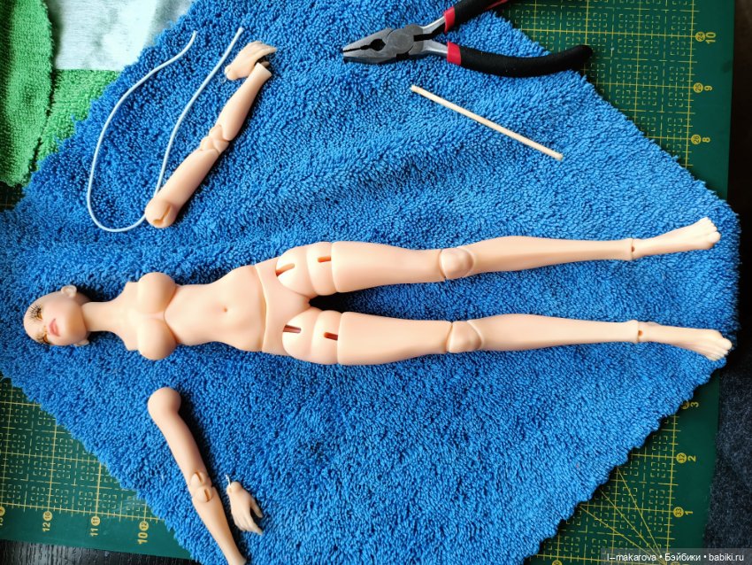 Сборка куколки — Авторские шарнирные куклы своими руками: лепка