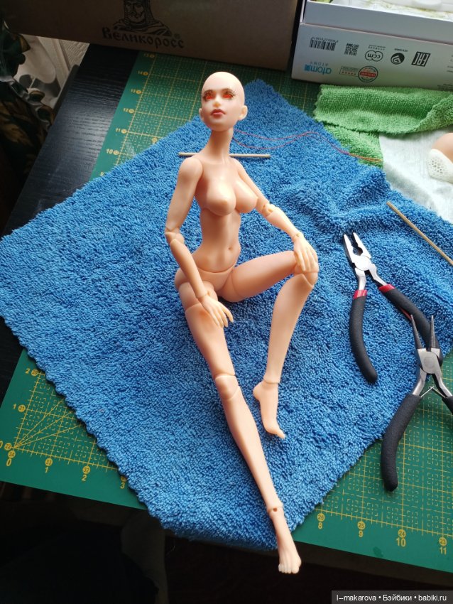 Сборка куколки — Авторские шарнирные куклы своими руками: лепка