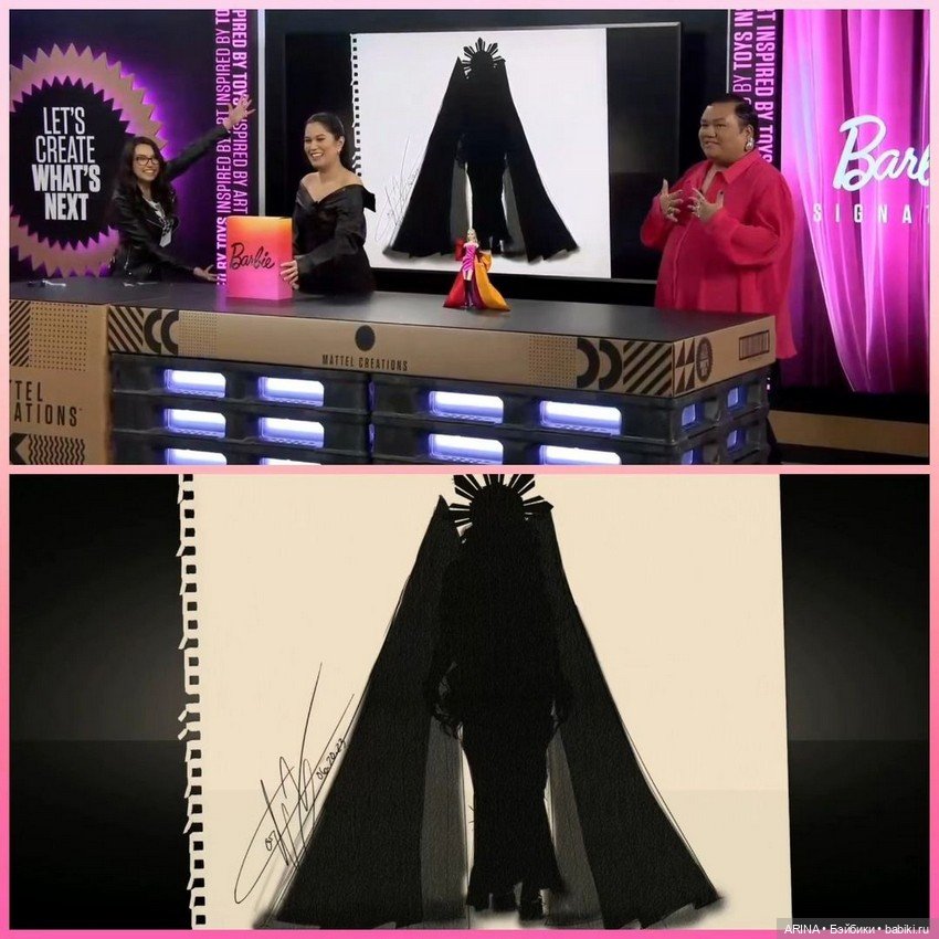 Силуэт следующей Барби Signature коллекции "Styled by Design" (фото 2)