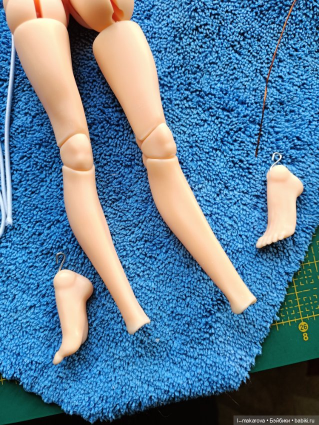 Сборка куколки — Авторские шарнирные куклы своими руками: лепка (фото 2)