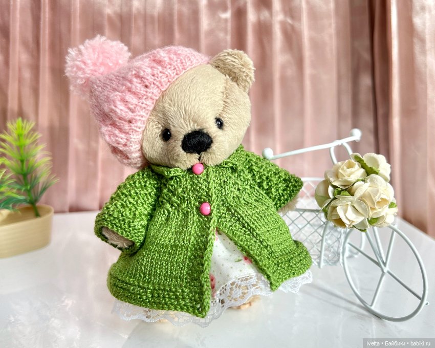 Весенняя мишка Марта — Авторские мишки Тедди и друзья: фото (фото 3)