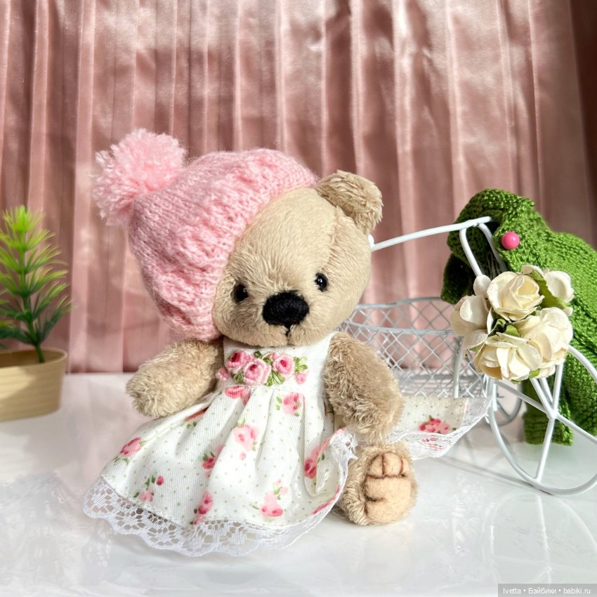 Весенняя мишка Марта — Авторские мишки Тедди и друзья: фото