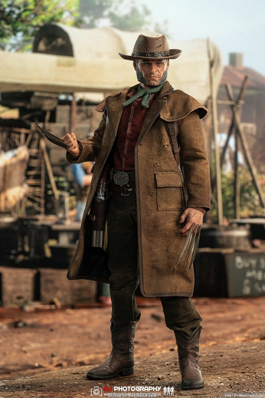 Фотосет - фигуркf Старика Логана в масштабе 1/6 от Soosoo Toys