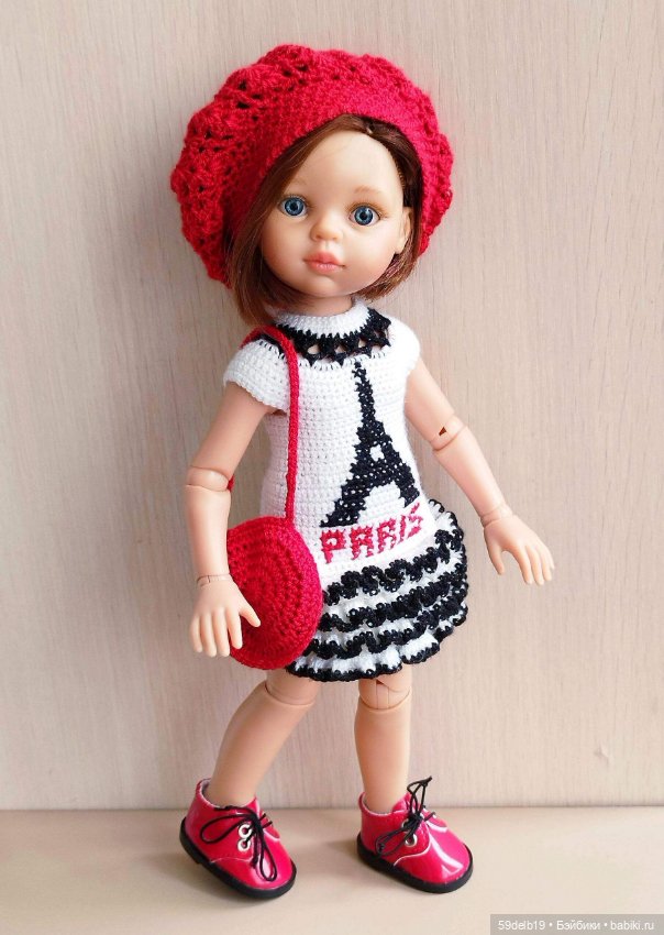 Весна в Париже — Одежда и обувь для кукол своими руками: фото (фото 6)