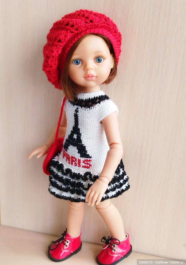 Весна в Париже — Одежда и обувь для кукол своими руками: фото (фото 7)