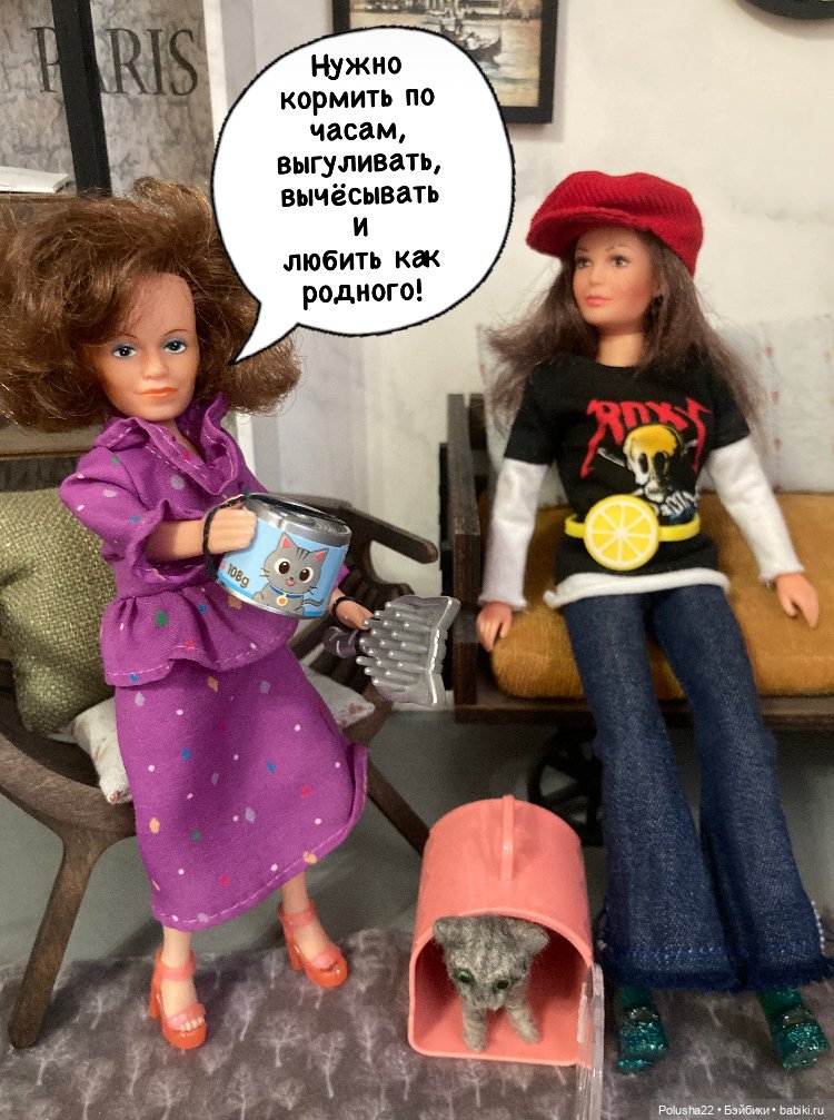 О любви и котиках — Коллекции игровых кукол (Playline): фото полок (фото 4)