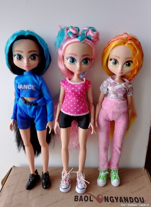 Куклы Oh! My Top (О май топ). 3.Расплела прически Рокси, Дейзи и Кэнди