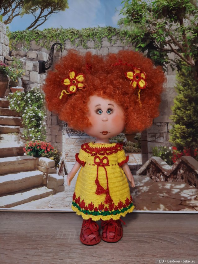 ООАК куклы Мия 30 см Nines d'Onil с шейным шарниром (фото 7)