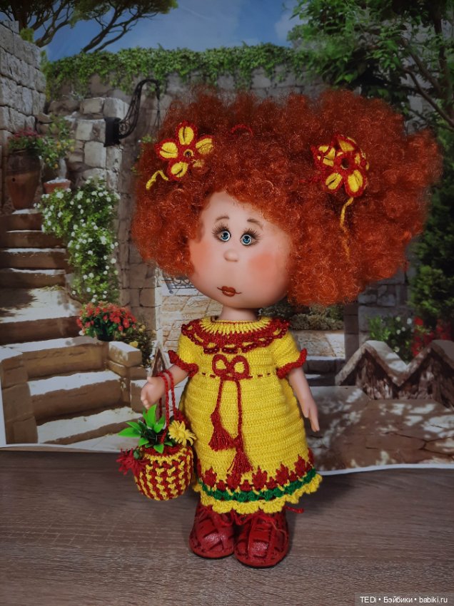 ООАК куклы Мия 30 см Nines d'Onil с шейным шарниром (фото 9)