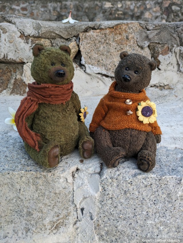 Кузя и Фёдор — Авторские мишки Тедди и друзья: фото