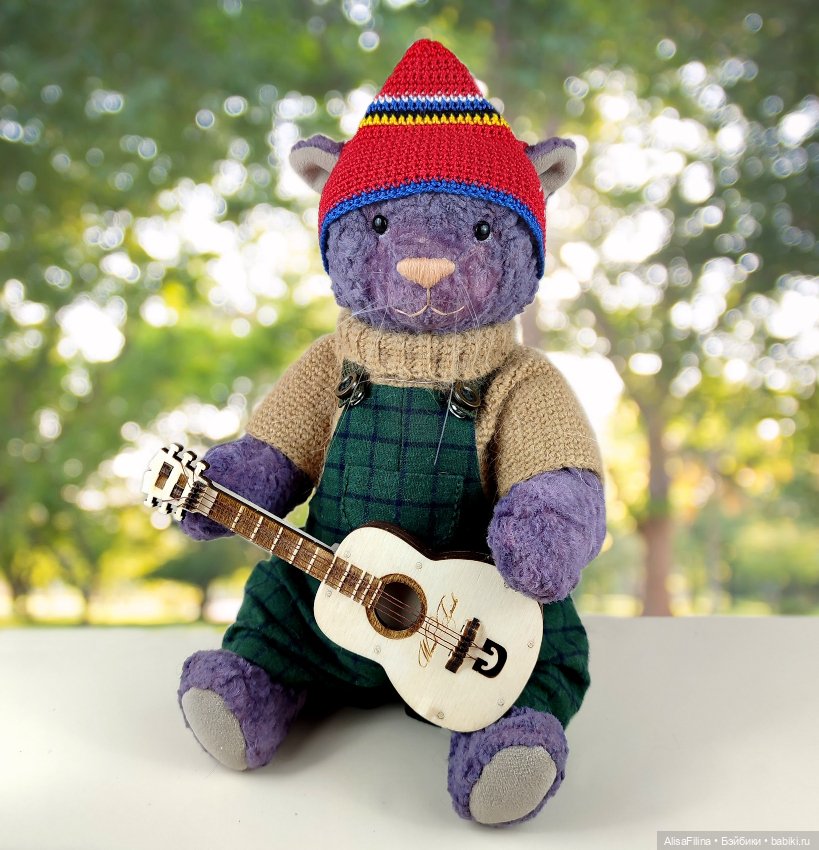 Кот Тедди Валерий (В честь Грушинского Фестиваля) (фото 2)