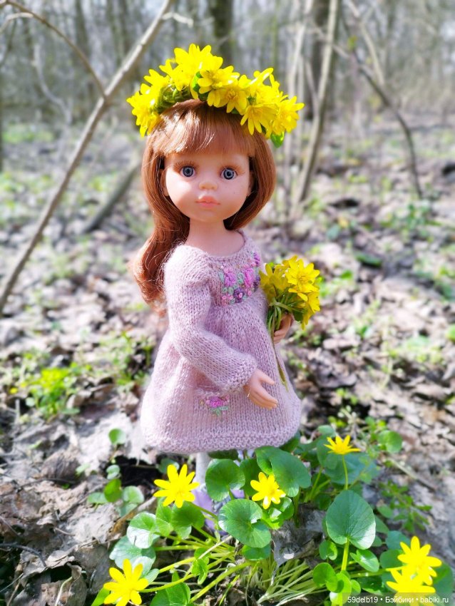 Зацвела калужница в лесу — Одежда и обувь для кукол своими руками: фото (фото 3)