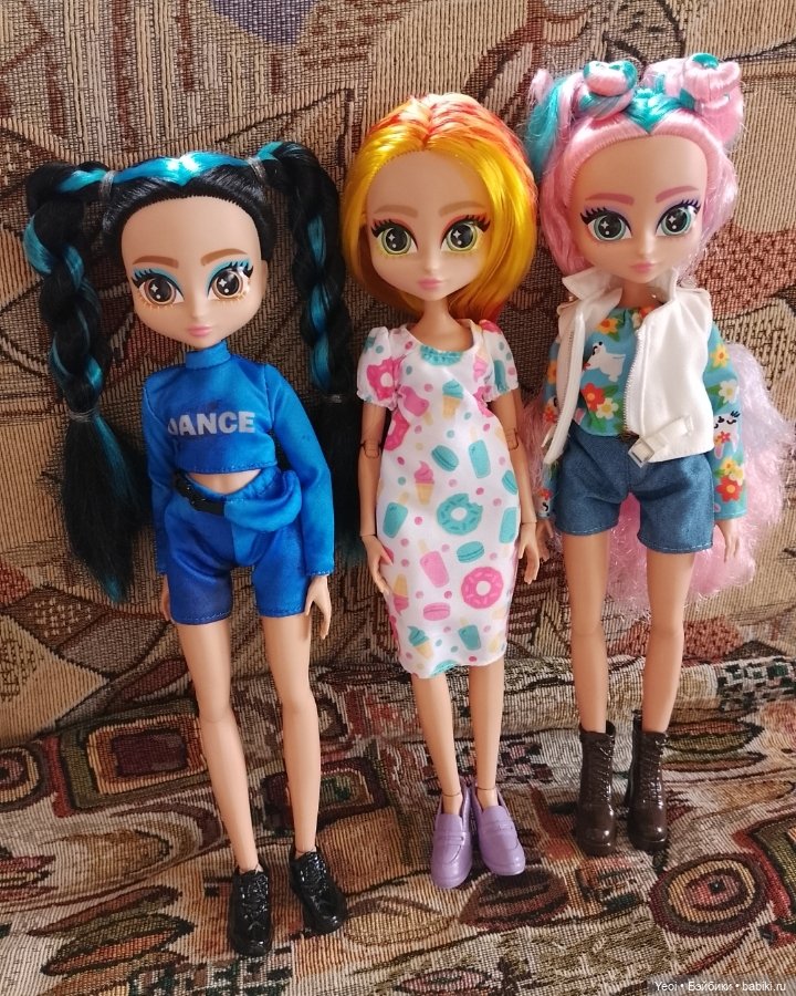 Куклы Oh! My Top (О май топ). 3.Расплела прически Рокси, Дейзи и Кэнди (фото 10)