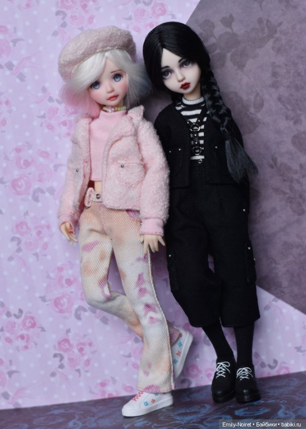 Энид и Уэнсдей — ООАК и репейнт игровых кукол: Bratz (фото 5)