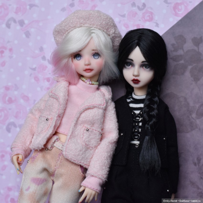 Энид и Уэнсдей — ООАК и репейнт игровых кукол: Bratz (фото 6)