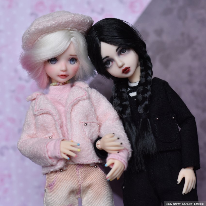Энид и Уэнсдей — ООАК и репейнт игровых кукол: Bratz (фото 2)