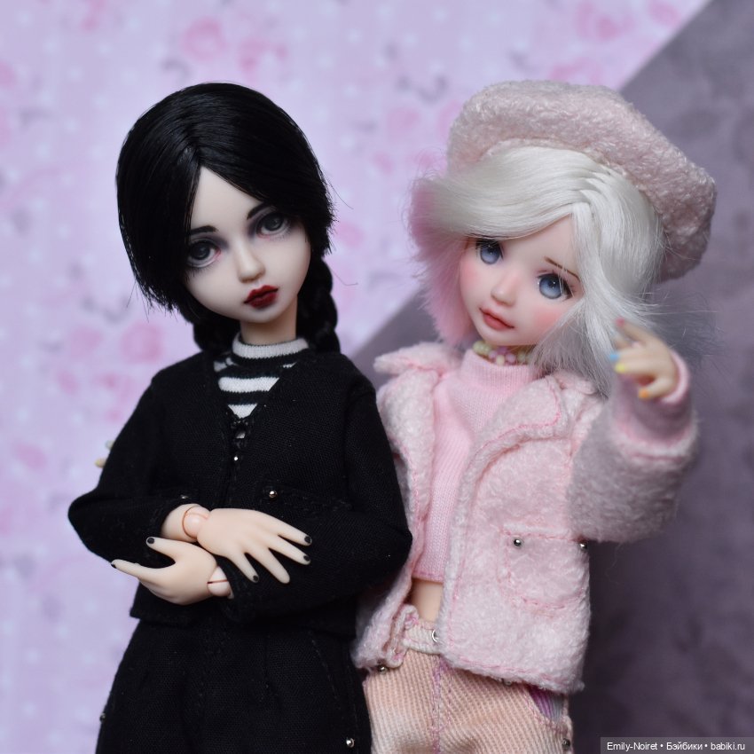 Энид и Уэнсдей — ООАК и репейнт игровых кукол: Bratz (фото 4)