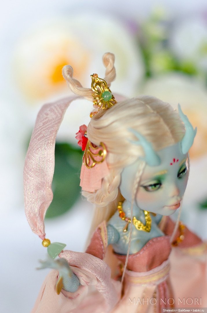 Китайская Дева Дракон — ООАК Monster High и Ever After High: репейнт (фото 3)