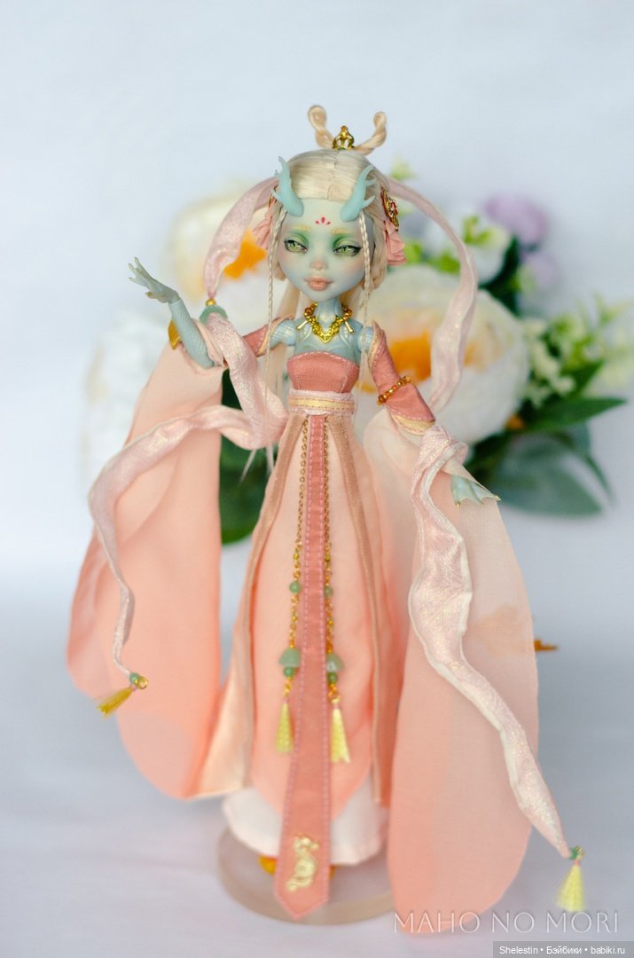 Китайская Дева Дракон — ООАК Monster High и Ever After High: репейнт (фото 8)