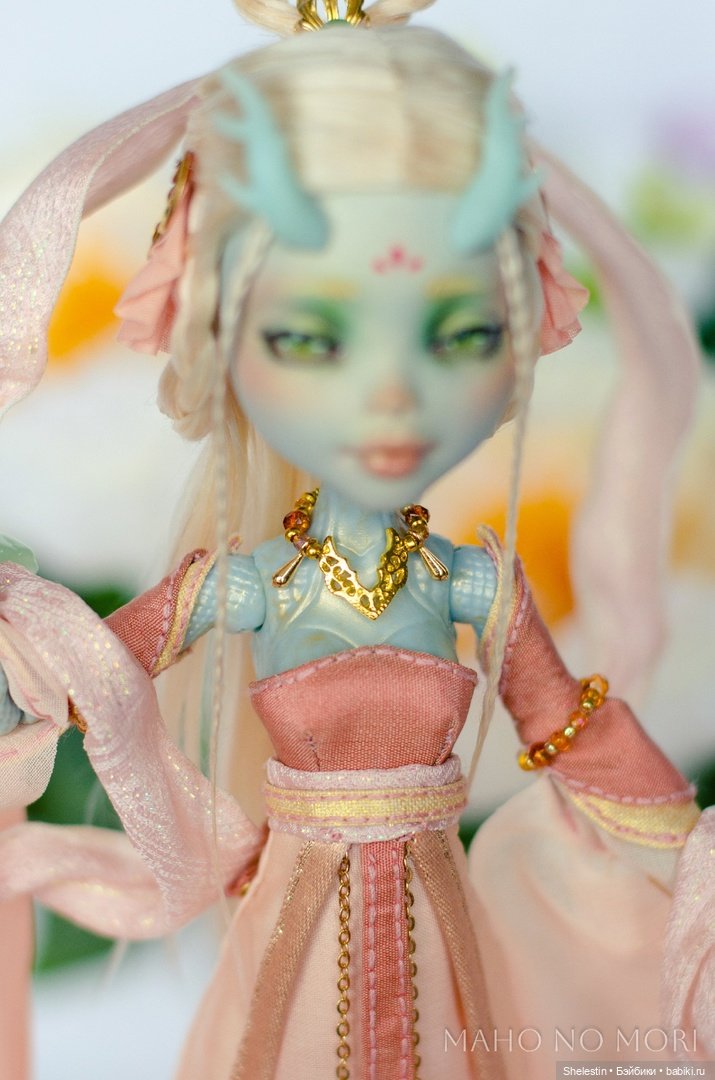 Китайская Дева Дракон — ООАК Monster High и Ever After High: репейнт (фото 4)