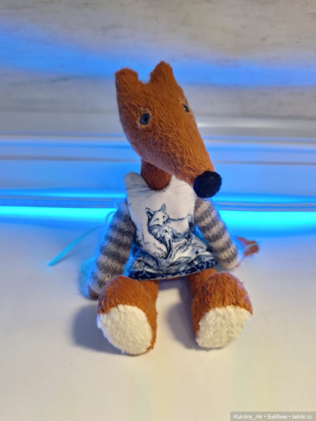 Лиса - перфекционистка — Авторские мишки Тедди и друзья: фото (фото 6)