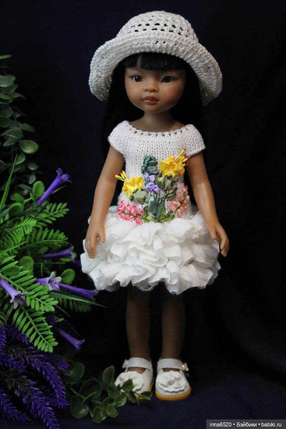 Девочки-цветочки — Одежда и обувь для кукол своими руками: фото (фото 8)