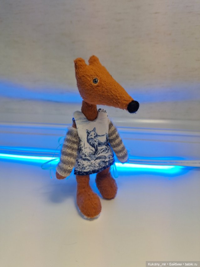 Лиса - перфекционистка — Авторские мишки Тедди и друзья: фото (фото 2)