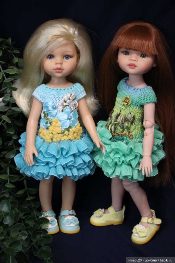 Девочки-цветочки — Одежда и обувь для кукол своими руками: фото