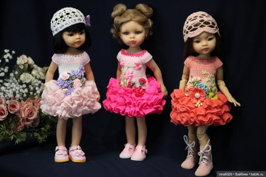 Девочки-цветочки — Одежда и обувь для кукол своими руками: фото