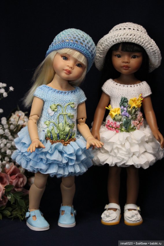 Девочки-цветочки — Одежда и обувь для кукол своими руками: фото (фото 7)