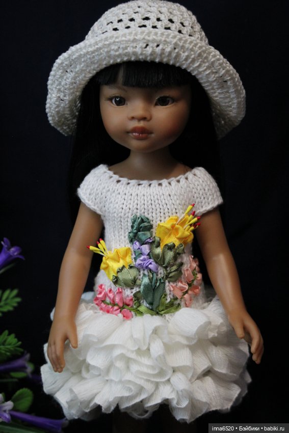 Девочки-цветочки — Одежда и обувь для кукол своими руками: фото (фото 9)