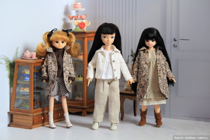 Коллекция одежды на небольших девочек "Шоколад и молоко"