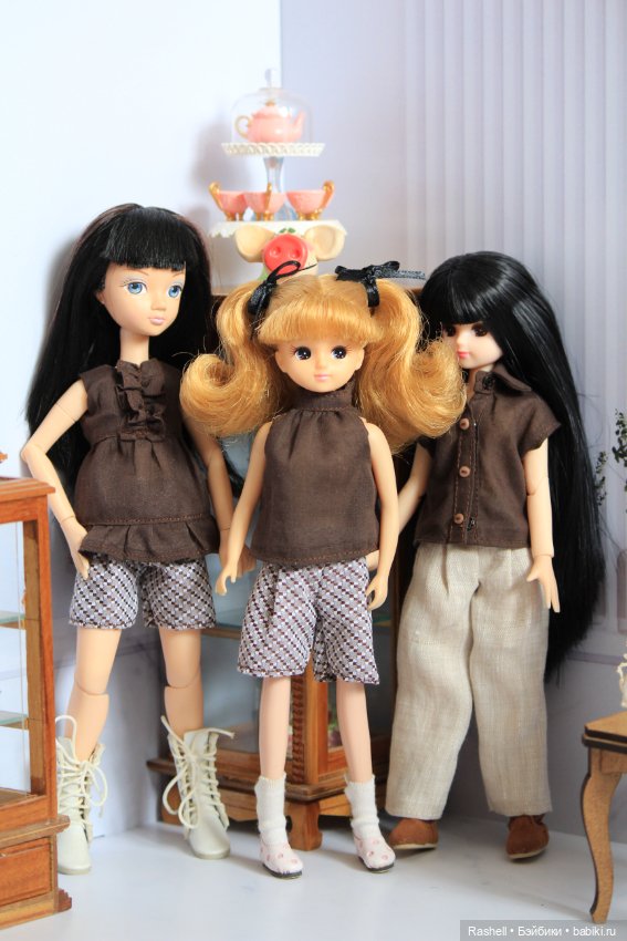 Коллекция одежды на небольших девочек "Шоколад и молоко" (фото 10)