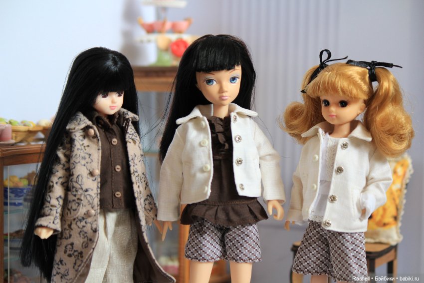 Коллекция одежды на небольших девочек "Шоколад и молоко"