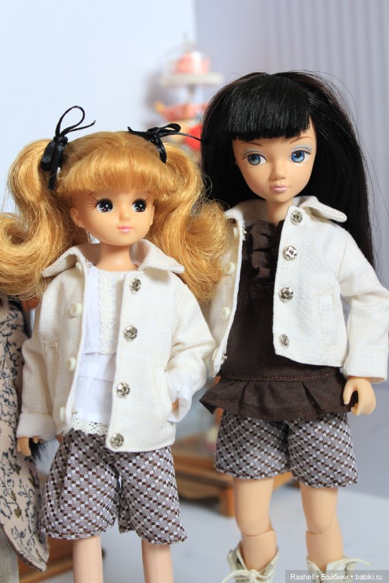 Коллекция одежды на небольших девочек "Шоколад и молоко"