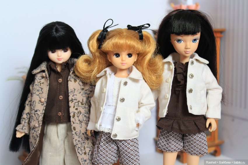 Коллекция одежды на небольших девочек "Шоколад и молоко"