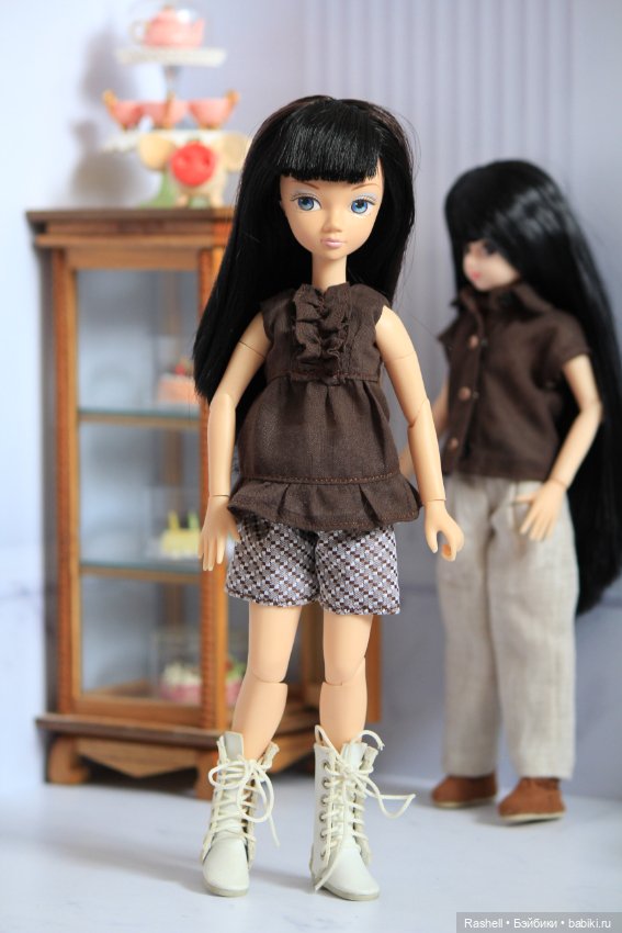 Коллекция одежды на небольших девочек "Шоколад и молоко"