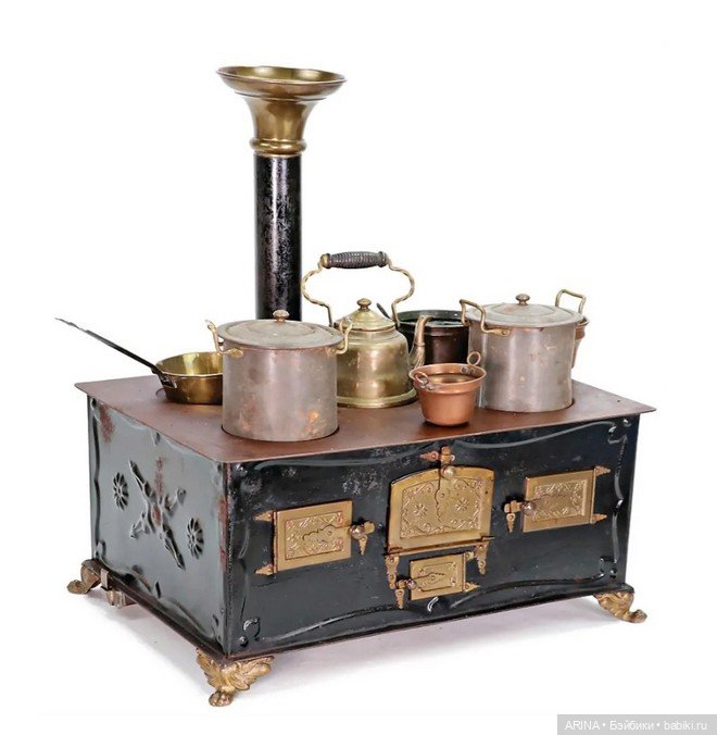 Винтажные игрушечные кухонные плиты (фото 9)