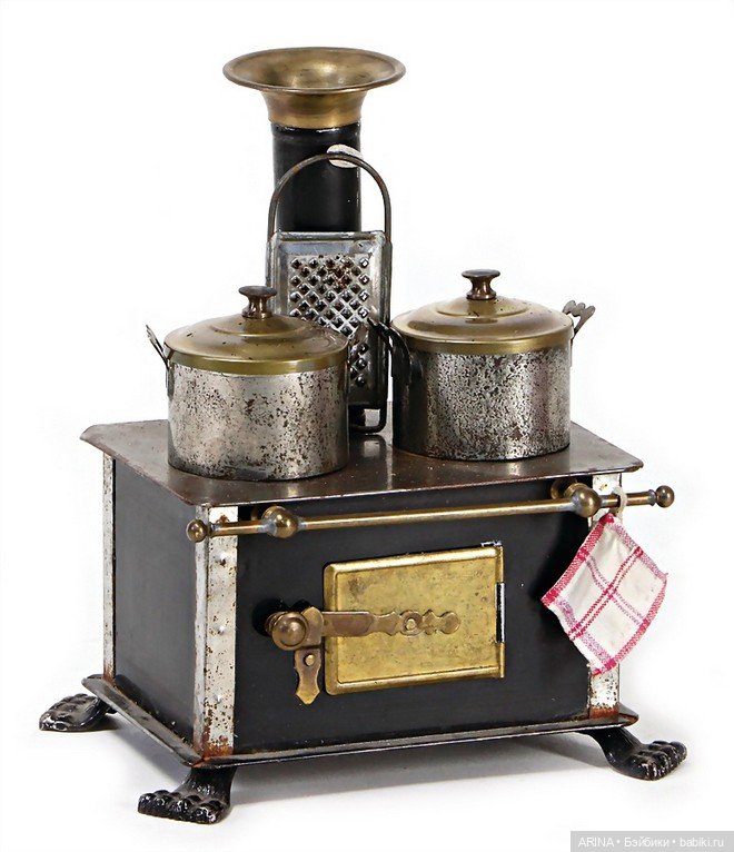 Винтажные игрушечные кухонные плиты