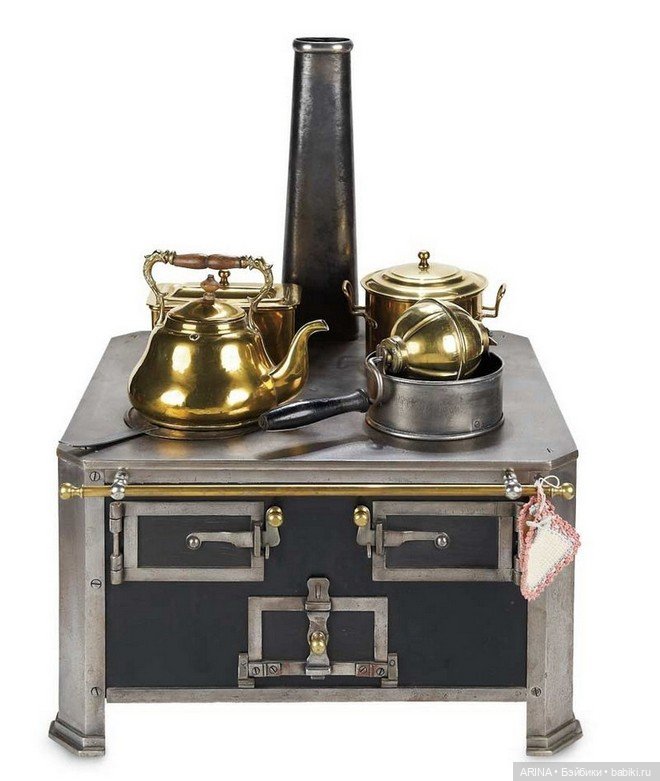 Винтажные игрушечные кухонные плиты