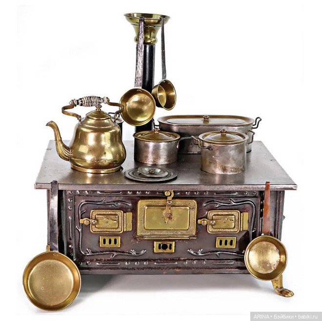 Винтажные игрушечные кухонные плиты (фото 7)