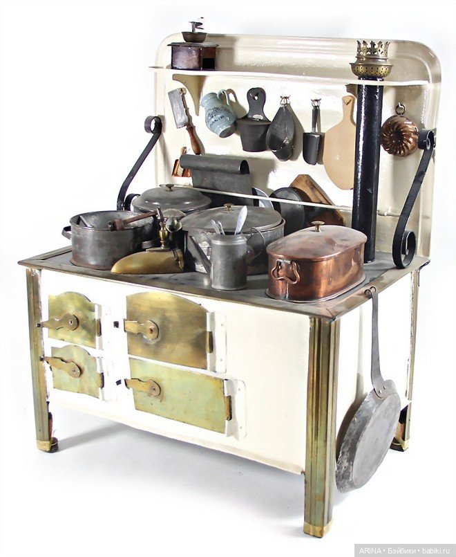 Винтажные игрушечные кухонные плиты