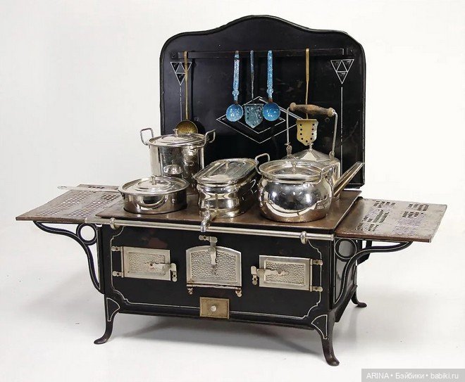 Винтажные игрушечные кухонные плиты (фото 5)