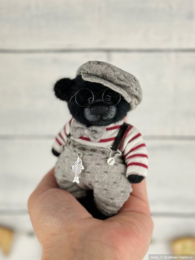 Тедди мишка Пьер — Авторские мишки Тедди и друзья: фото (фото 2)