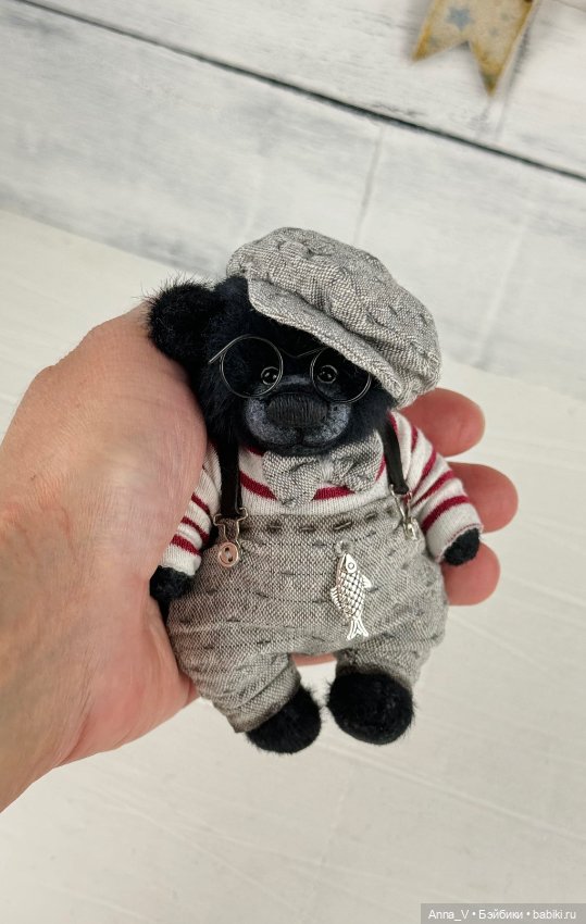 Тедди мишка Пьер — Авторские мишки Тедди и друзья: фото (фото 4)