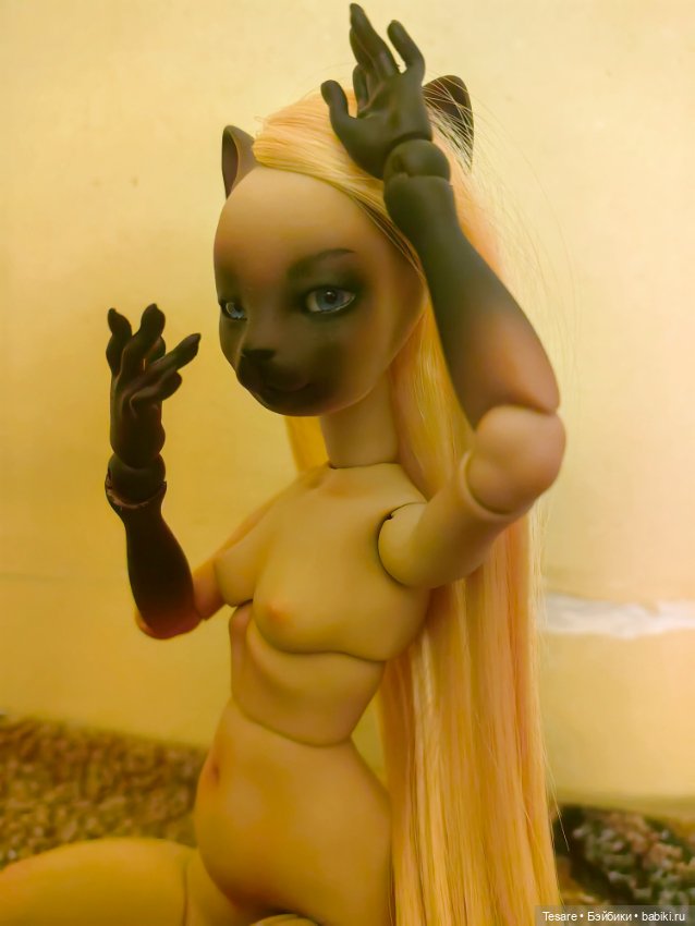 Кошка, которая делает кусь