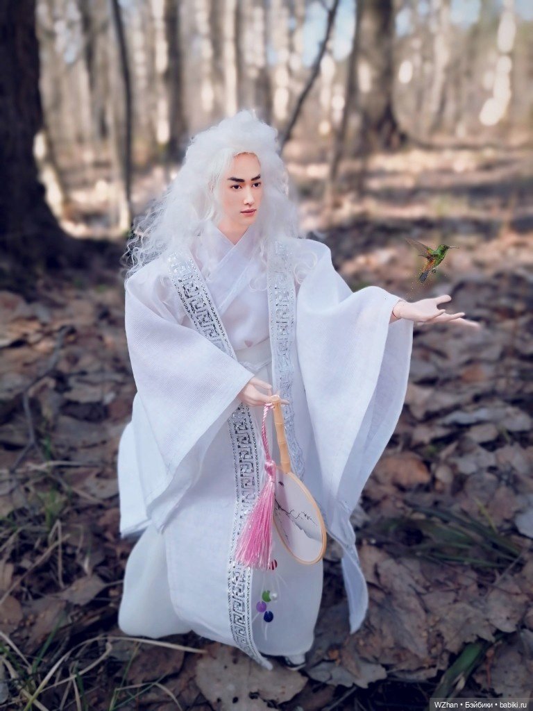 Белое облачко Ло ЮньСи — Портретные куклы знаменитостей: звезды кино (фото 6)