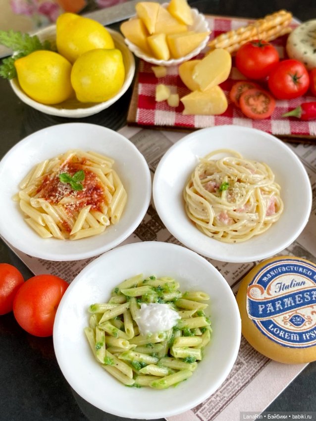 Итальянский стол — Кукольная миниатюра своими руками: еда (фото 6)