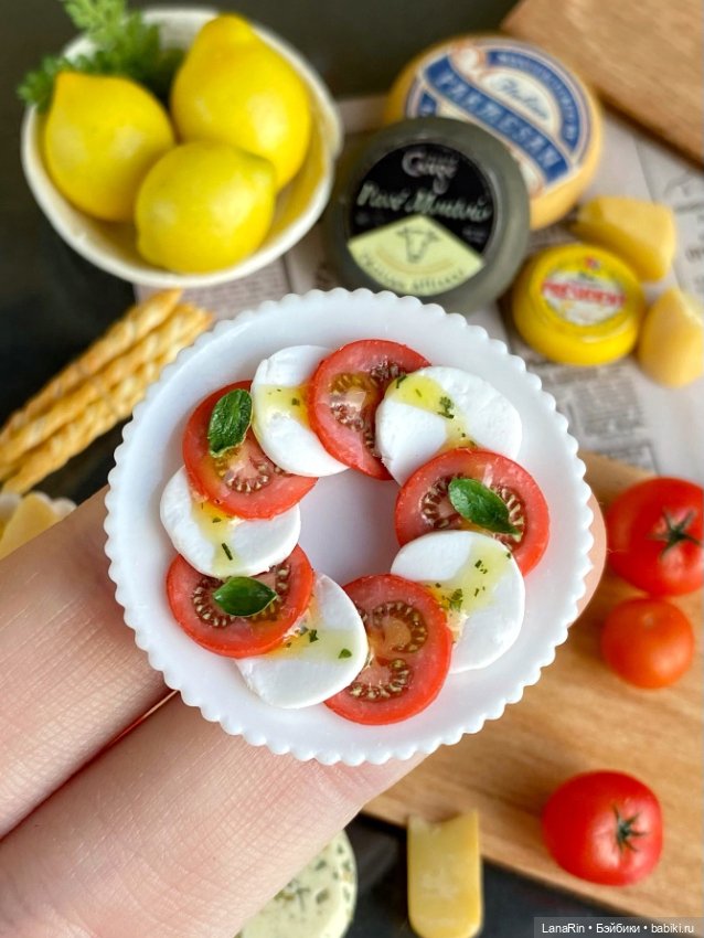 Итальянский стол — Кукольная миниатюра своими руками: еда (фото 5)